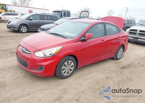 2017 Hyundai Accent Se z USA, uszkodzony, nr VIN KMHCT4AE9HU337207